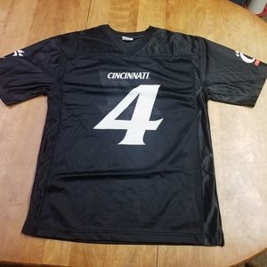 University of Cincinnati Black Football Jersey